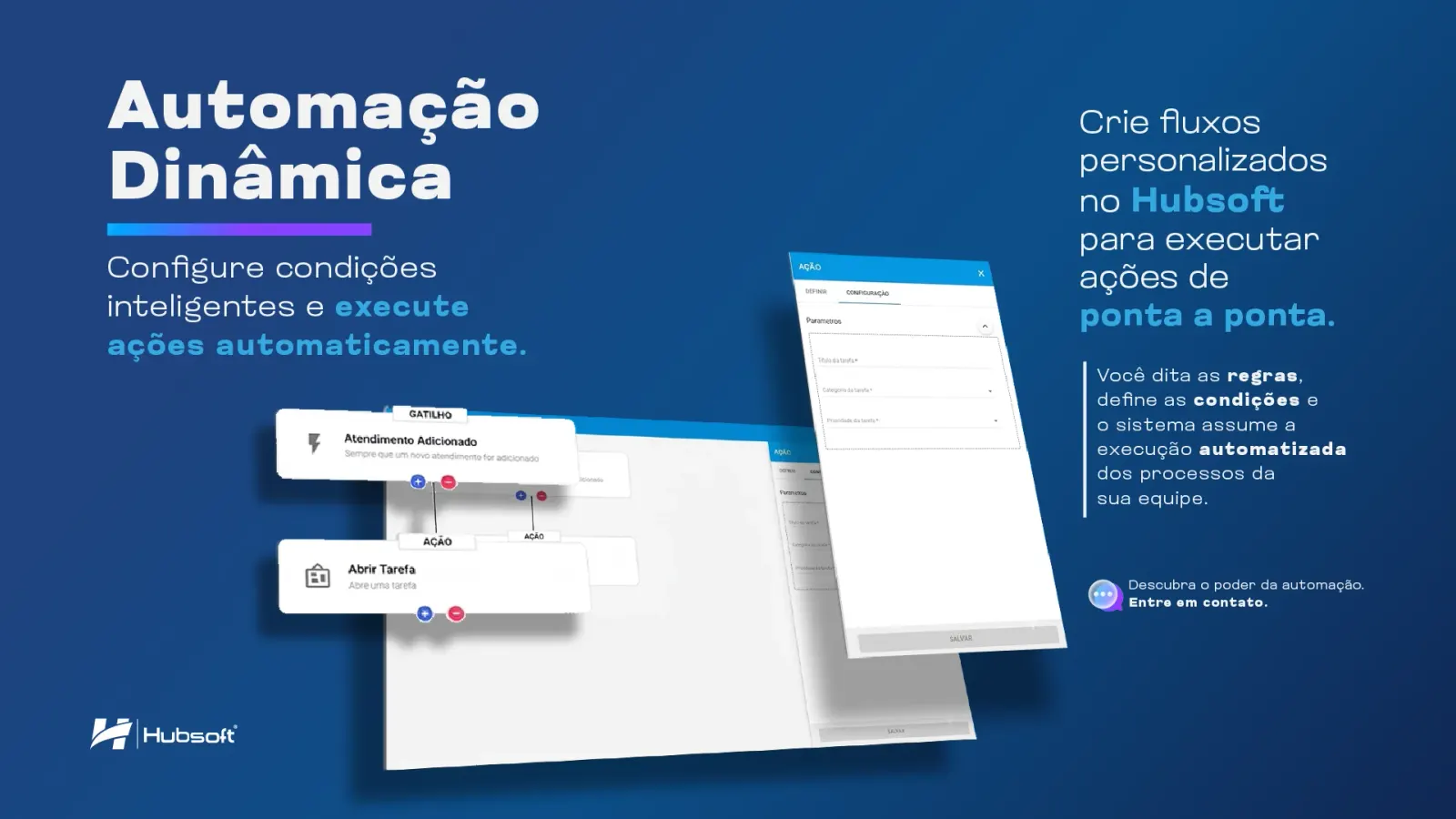 Imagem de capa do artigo: Arquitetura de Processos: Por que a Automação Dinâmica do HubSoft é o Motor de Escala Indispensável para ISPs?